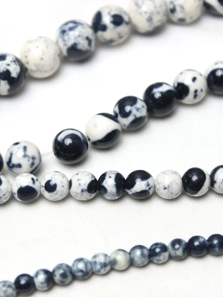 Black & White Marble Stone Beads for Jewelry Making — feature 11