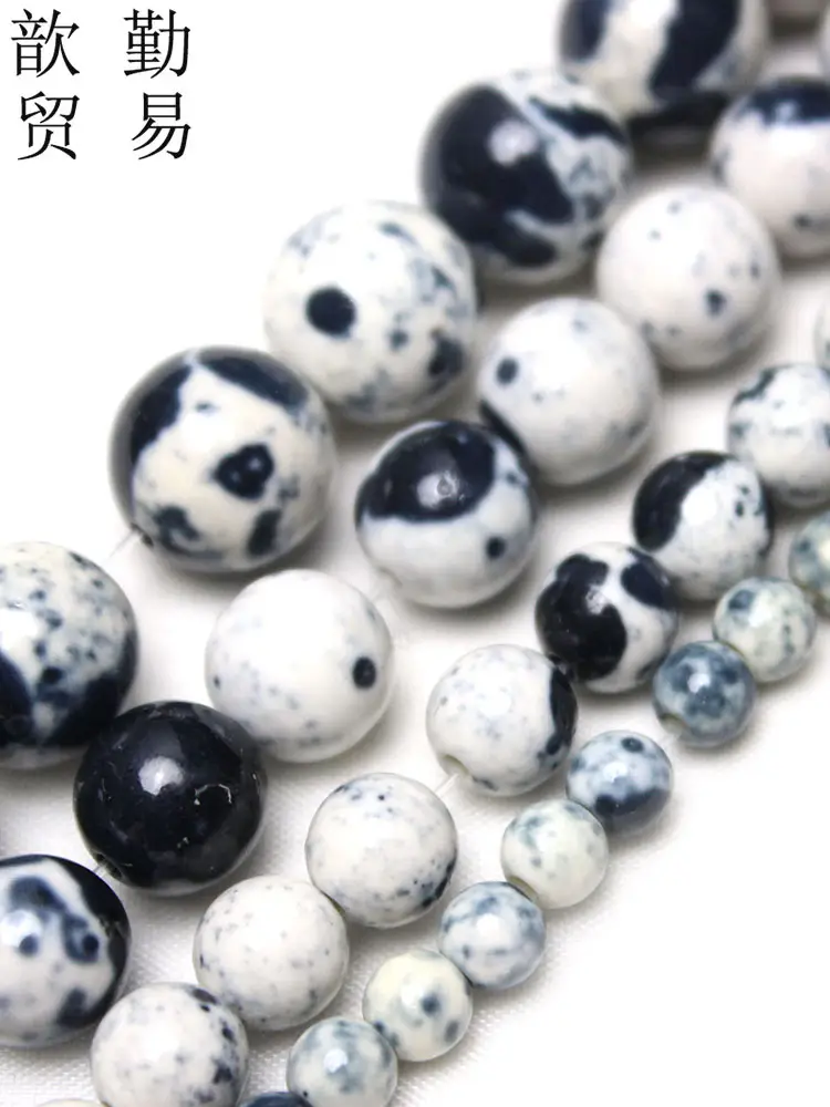 Black & White Marble Stone Beads for Jewelry Making — feature 6