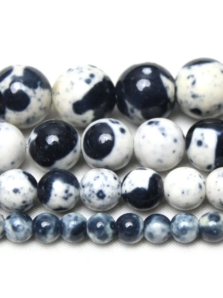 Black & White Marble Stone Beads for Jewelry Making — feature 7