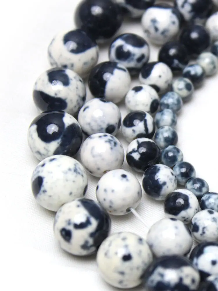 Black & White Marble Stone Beads for Jewelry Making — feature 8