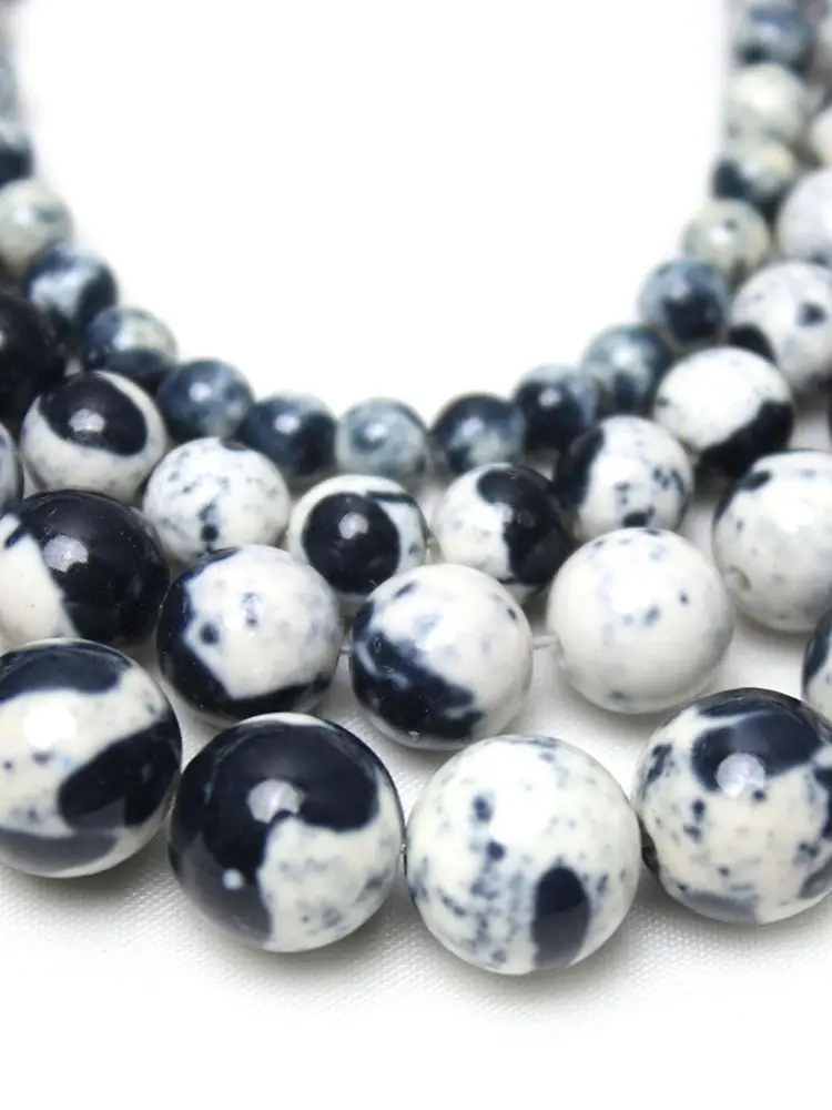 Black & White Marble Stone Beads for Jewelry Making — feature 9