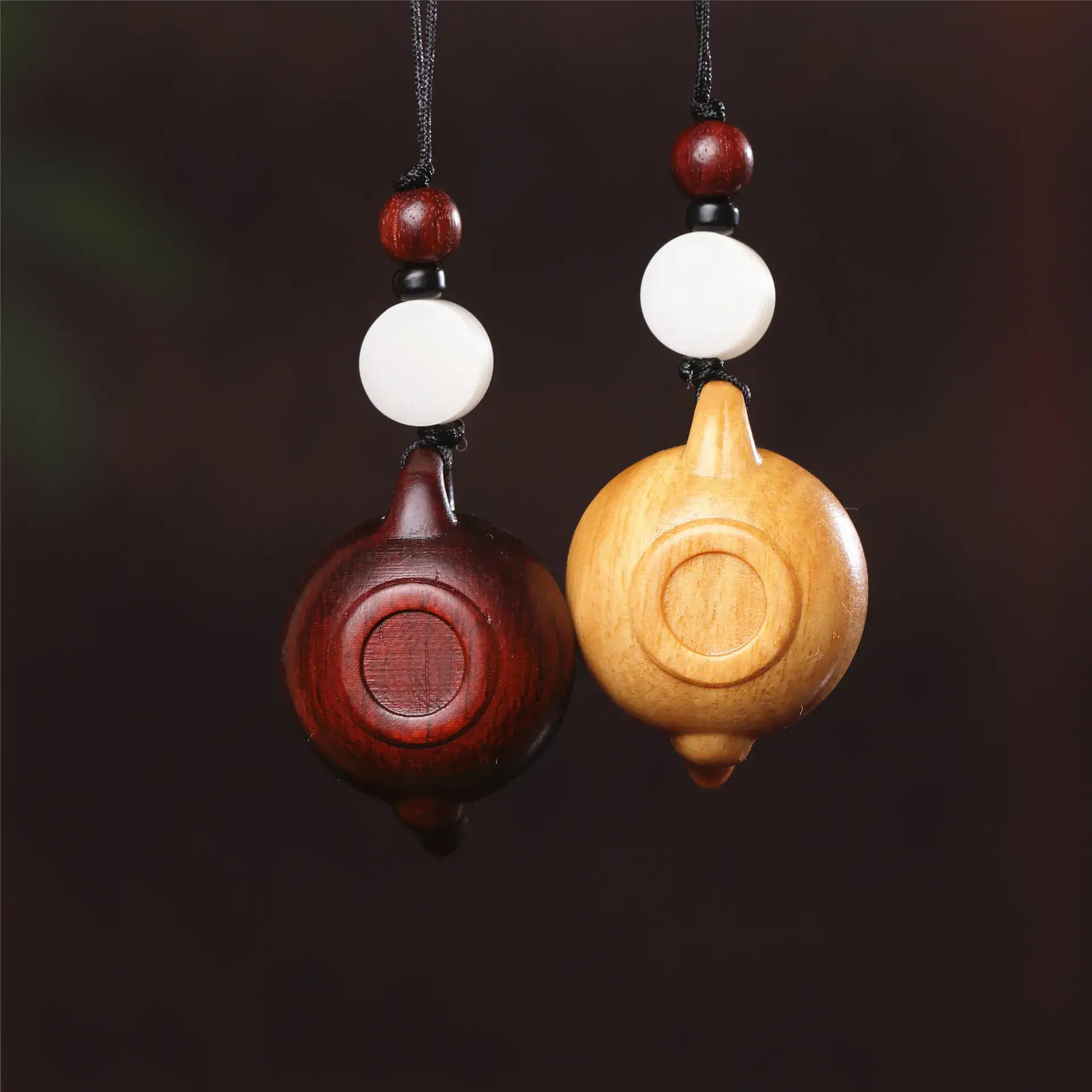 Hu Wooden Mobile Phone Pendant Gift Keychain - Image 5