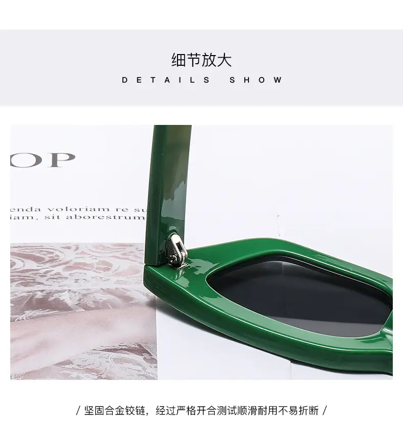 New Fashion Cross-border Sunglasses Black Telescopic — feature 3
