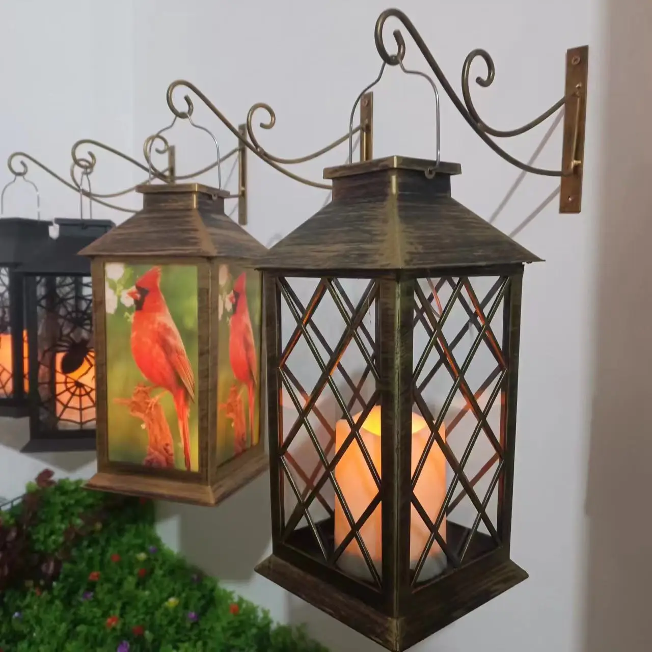 Solar Wind Lamp Candle Palace Lantern Retro Atmosphere — feature 11