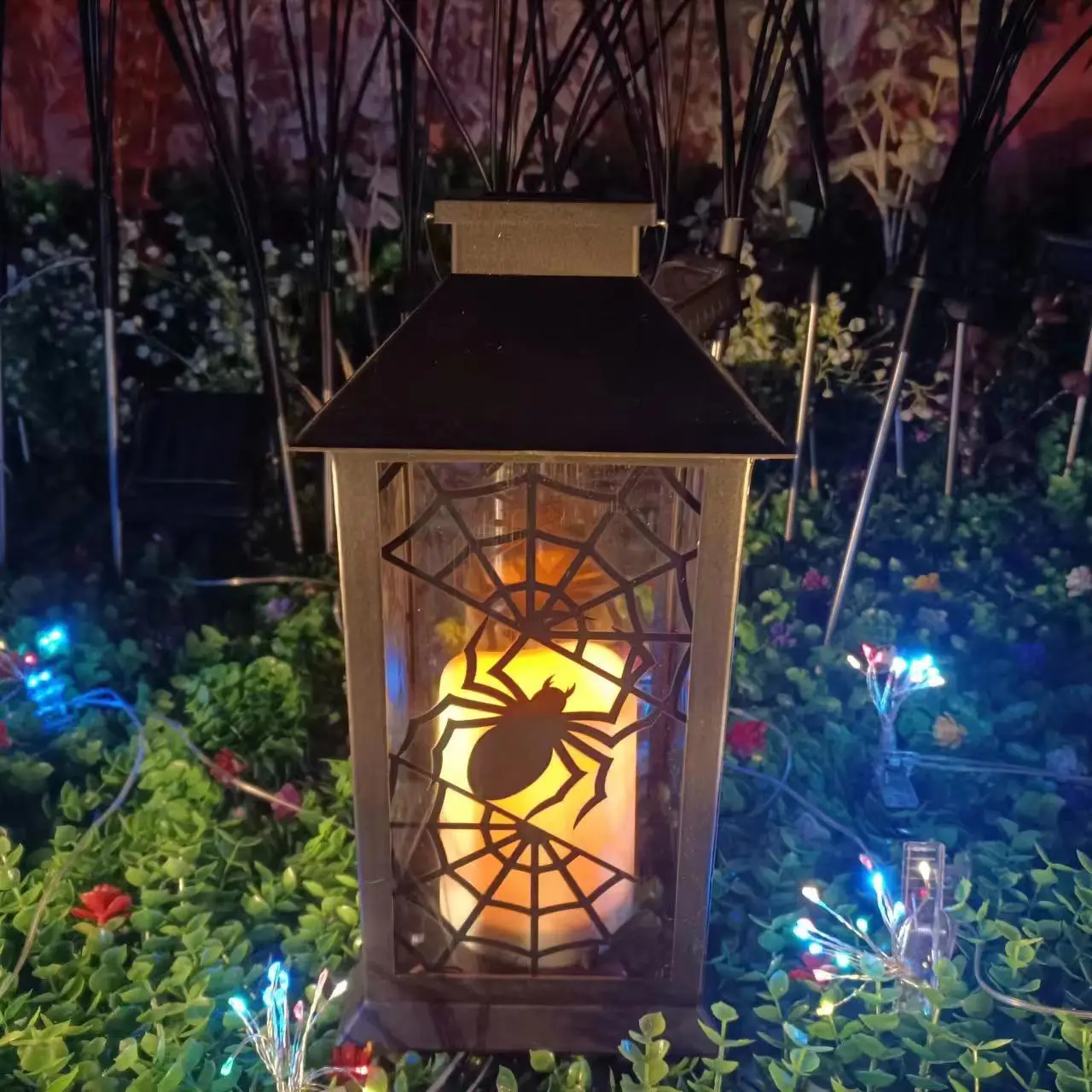 Solar Wind Lamp Candle Palace Lantern Retro Atmosphere — feature 4