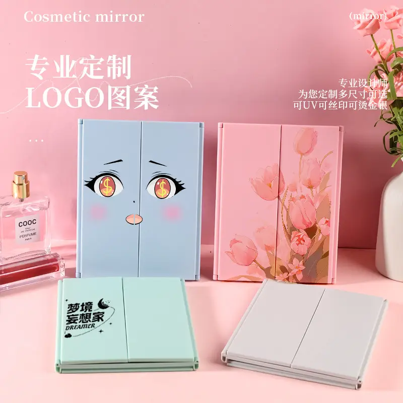 Foldable Makeup Mirror Portable Touch-Up Gift - Image 8