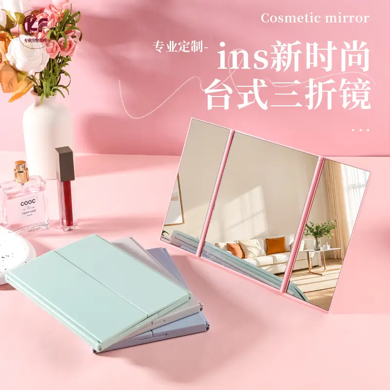 Foldable Makeup Mirror Portable Touch-Up Gift - Image 9