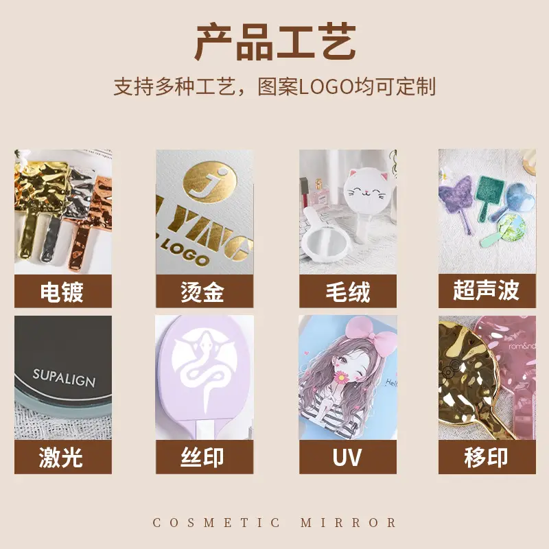 Foldable Makeup Mirror Portable Touch-Up Gift - Image 10