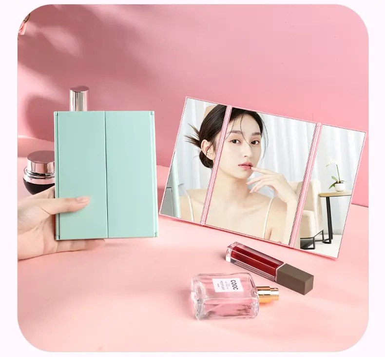 Foldable Makeup Mirror Portable Touch-Up Gift — feature 18
