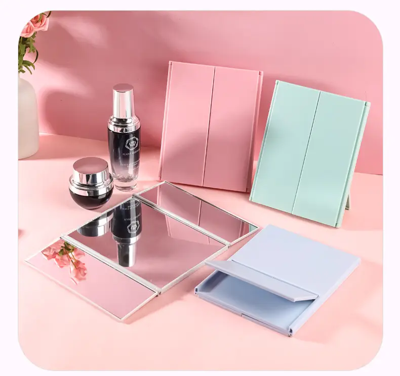 Foldable Makeup Mirror Portable Touch-Up Gift — feature 19