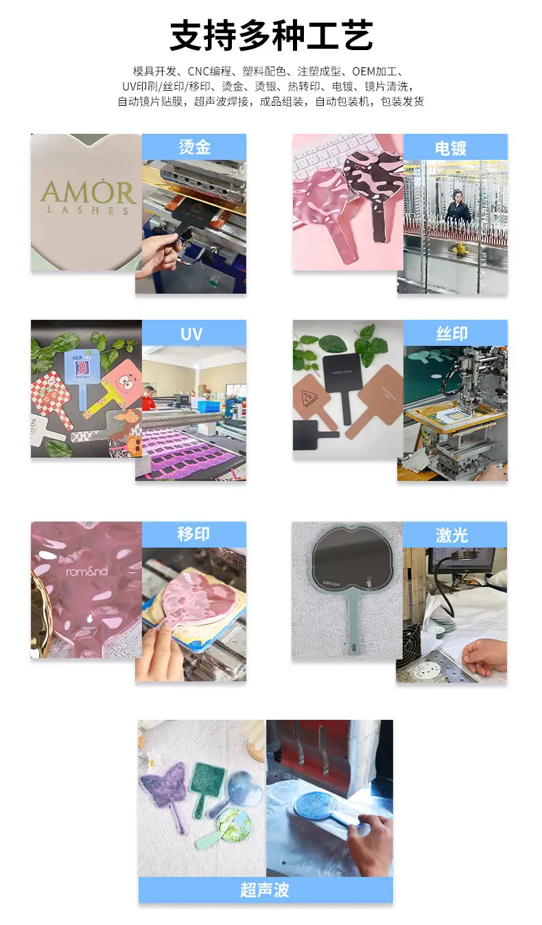 Foldable Makeup Mirror Portable Touch-Up Gift — feature 22