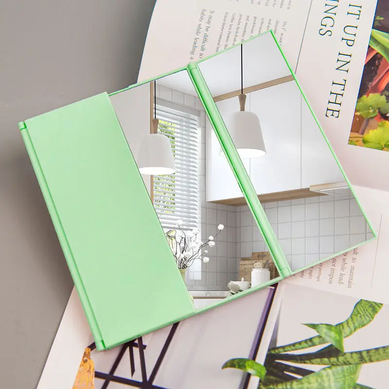 Foldable Makeup Mirror Portable Touch-Up Gift - Image 2