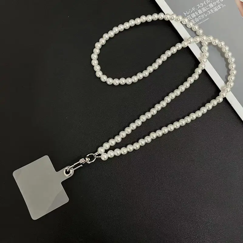 Pearl Crossbody Chain Mobile Phone Case - Image 2