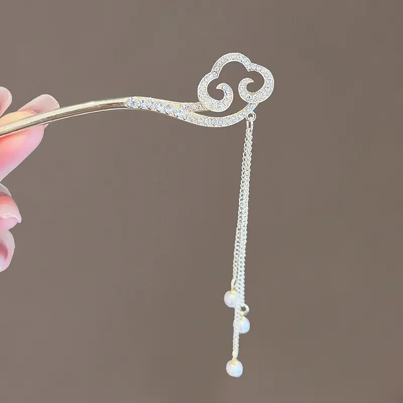 New Chinese Style Xiangyun Tassel Hairpin Antique