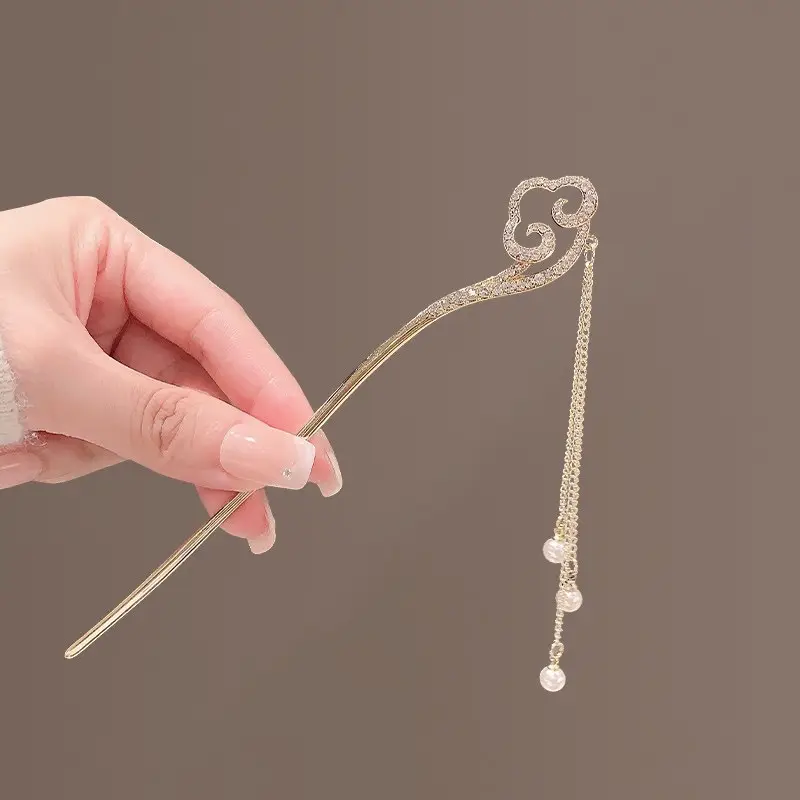 New Chinese Style Xiangyun Tassel Hairpin Antique