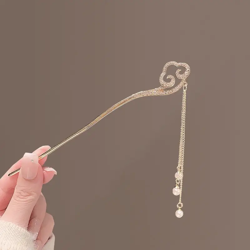 New Chinese Style Xiangyun Tassel Hairpin Antique — feature 5