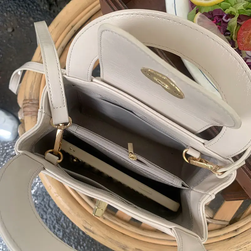 Black Korean Heart Lock Shoulder Crossbody Bag — feature 15