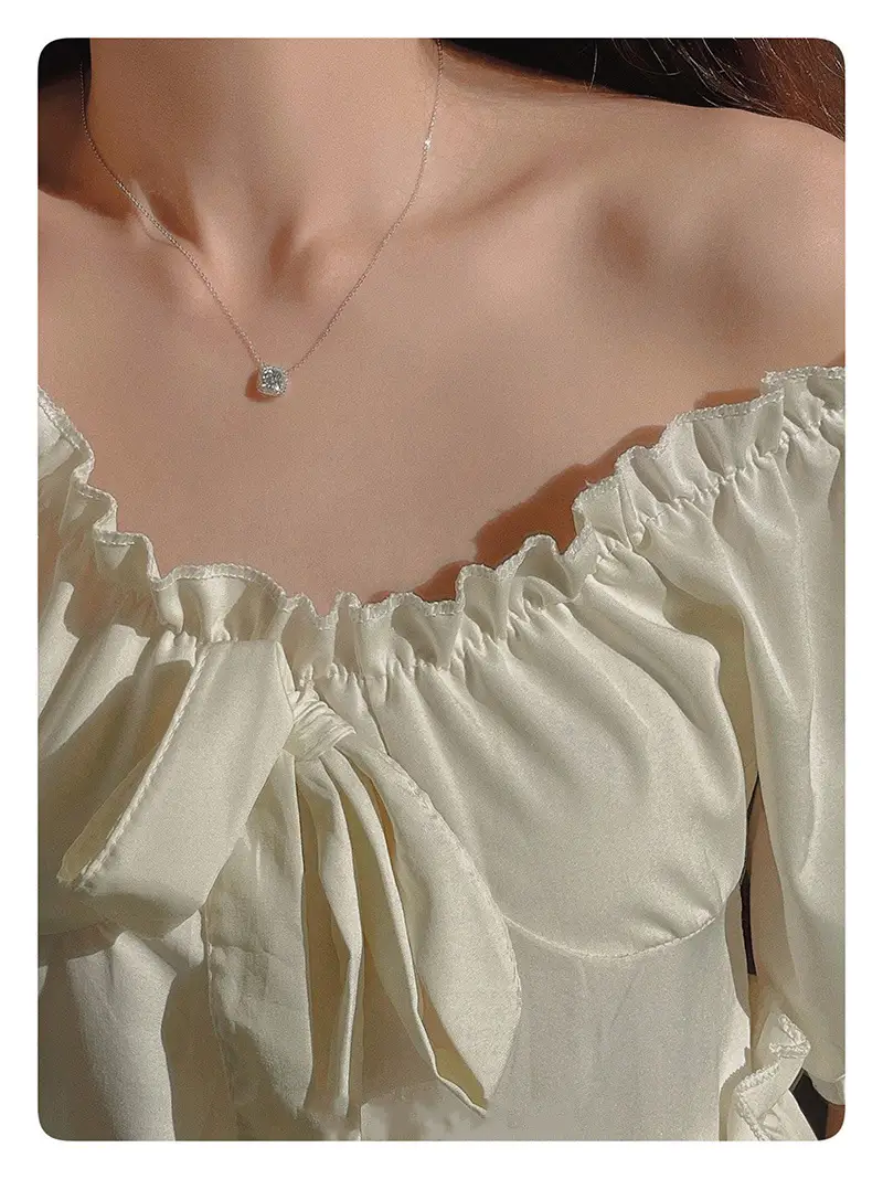 Cubic Sugar Shape Zircon Necklace for Women — feature 22