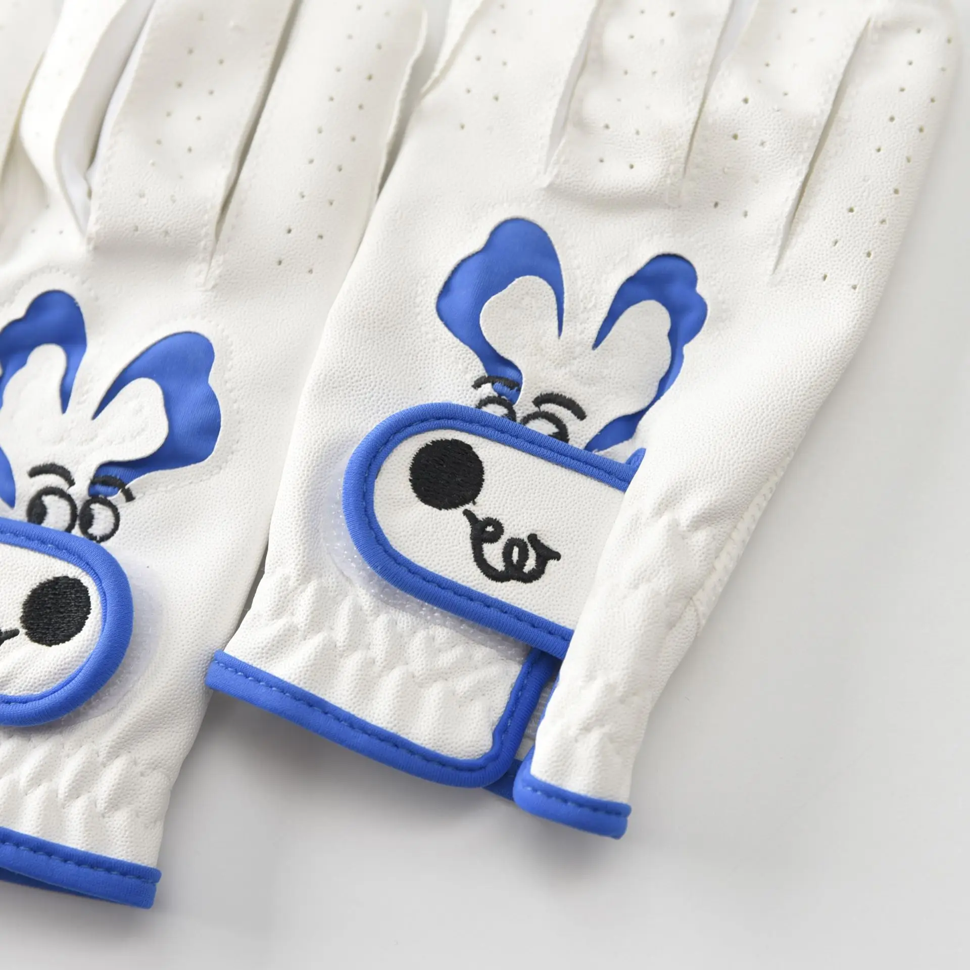 Children's Golf Gloves White Blue Cartoon Non-Slip — feature 9