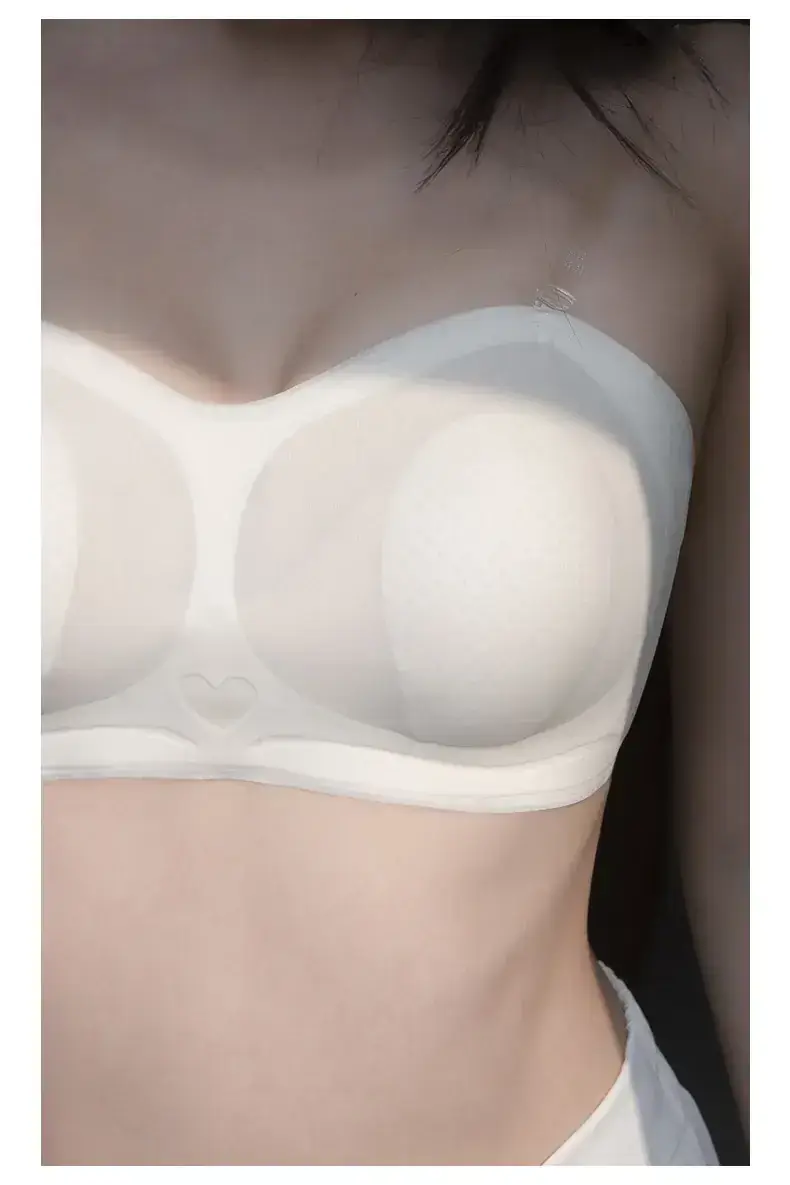 Ultra-Thin Cool Soft Rabbit Ear Cup Strapless Underwear for Women — feature 18