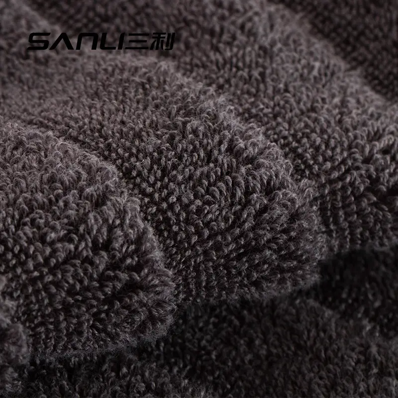 Sanli New Square Black Absorbent Towel - Image 7