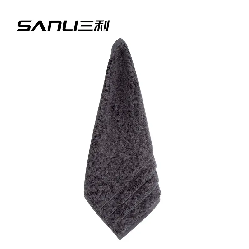 Sanli New Square Black Absorbent Towel - Image 2