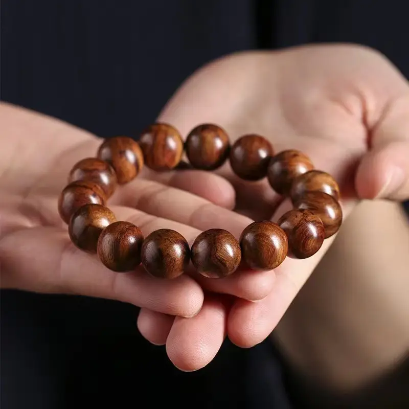 Hainan Huanghuali Buddha Beads Bracelet for Men
