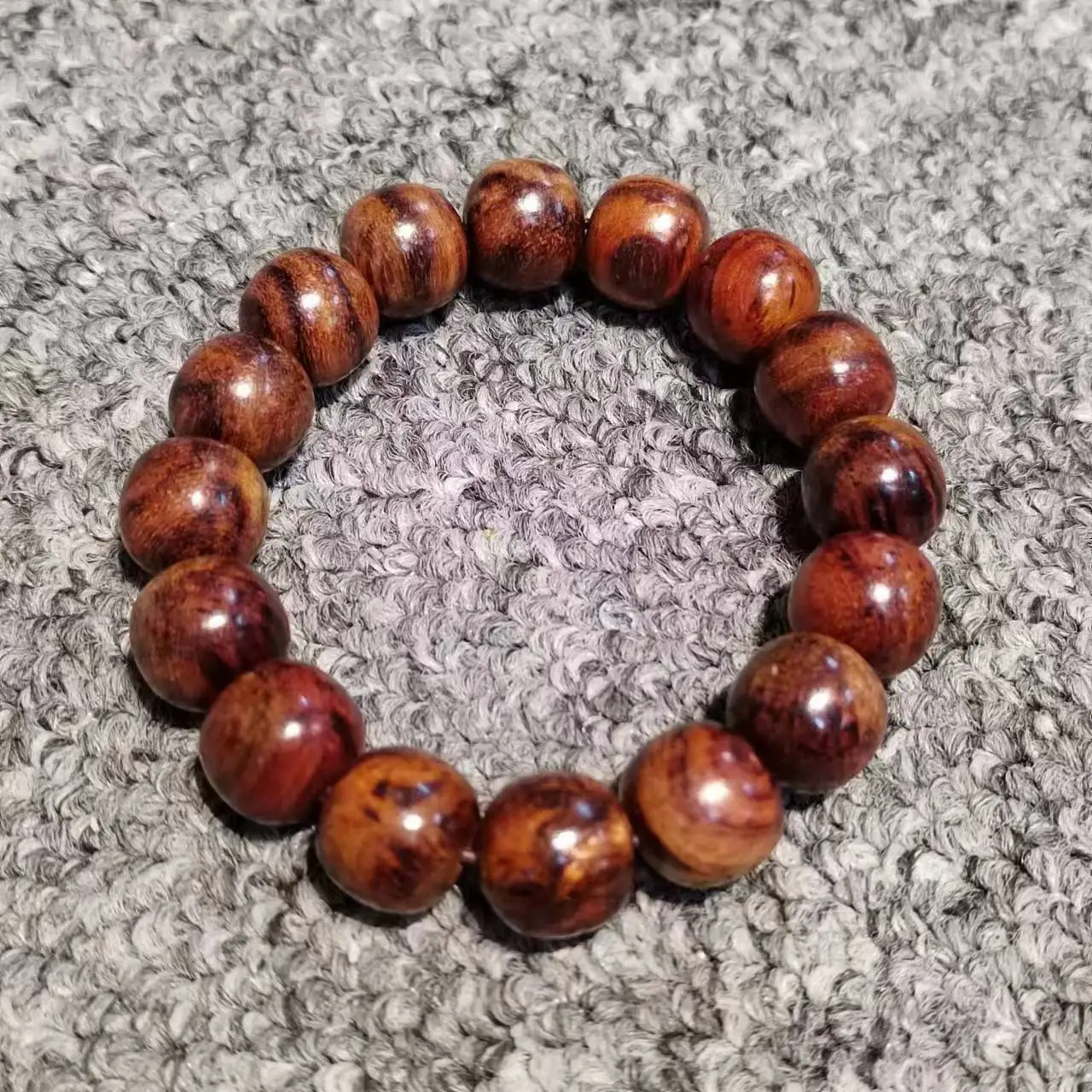 Hainan Huanghuali Buddha Beads Bracelet for Men