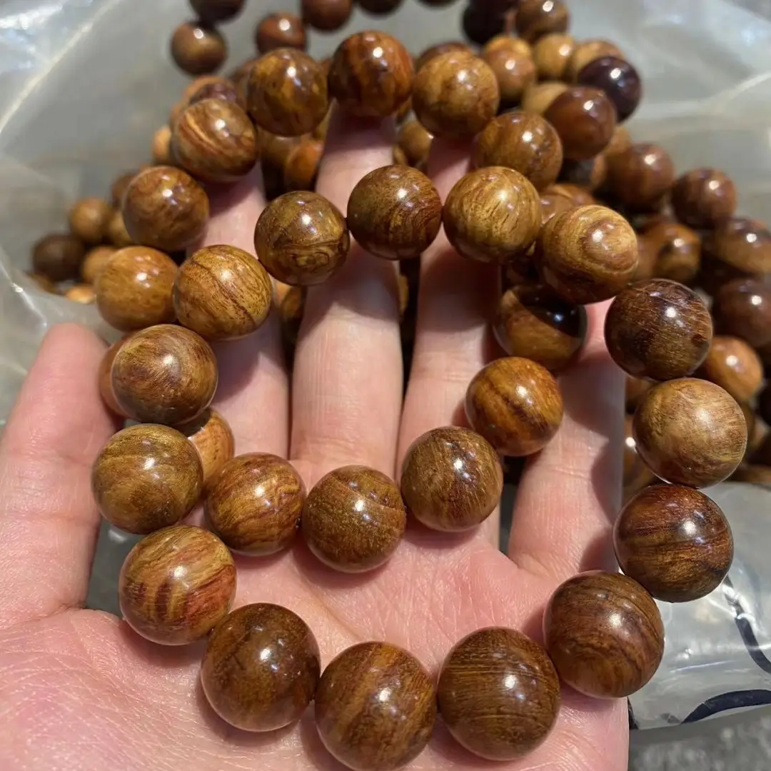 Hainan Huanghuali Buddha Beads Bracelet for Men