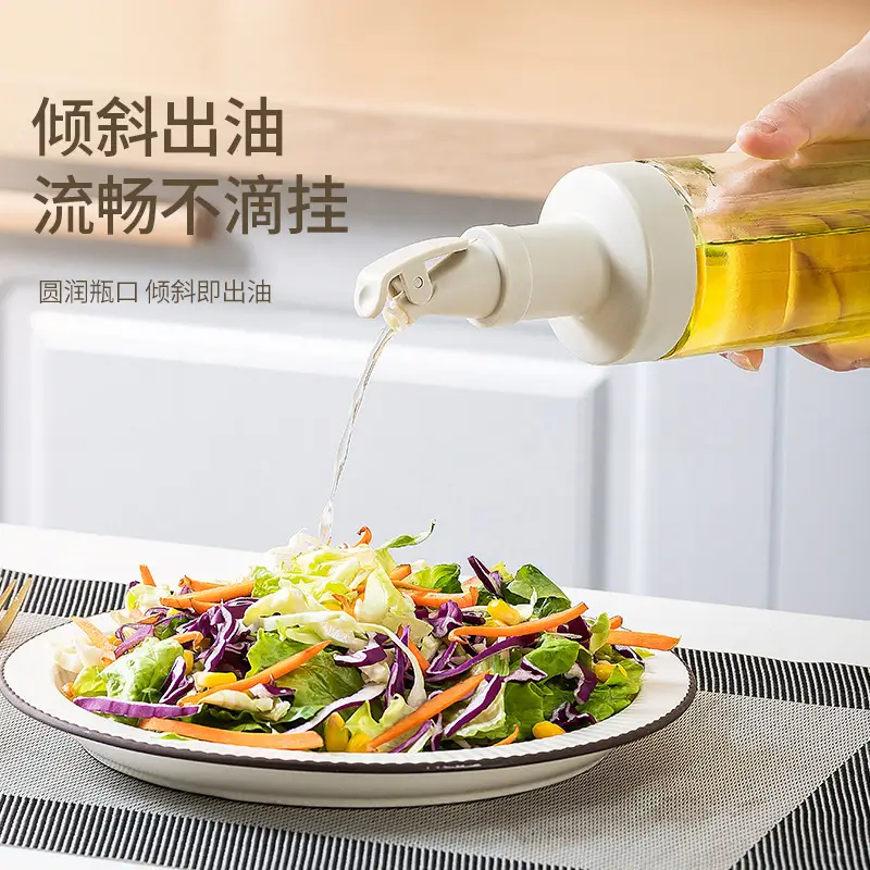Glass Oil Bottle Press Open Multi-Purpose Kitchen - Image 2