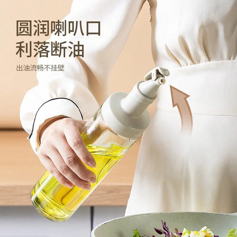 Glass Oil Bottle Press Open Multi-Purpose Kitchen - Image 3