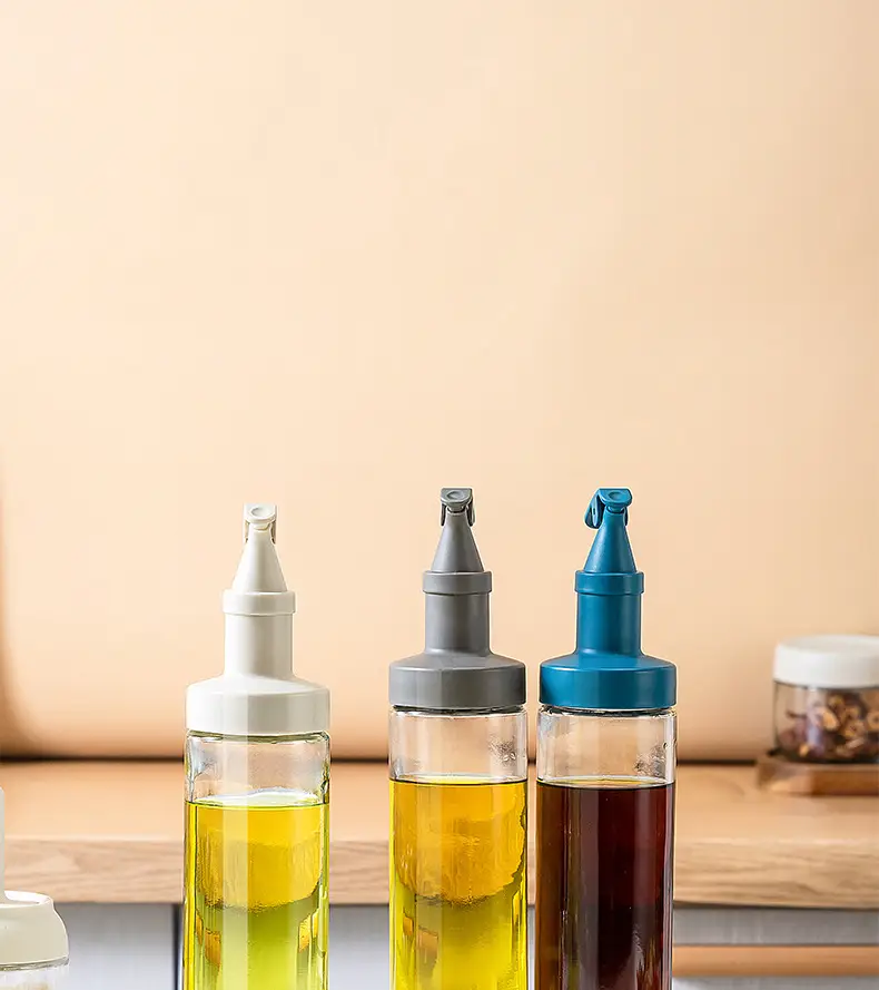 Glass Oil Bottle Press Open Multi-Purpose Kitchen — feature 18