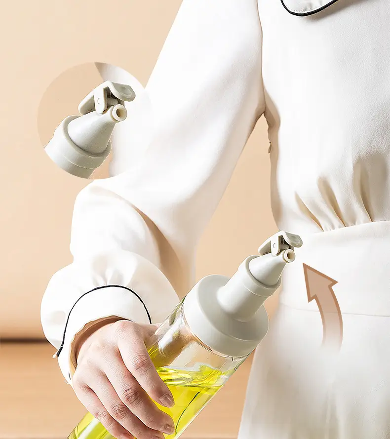Glass Oil Bottle Press Open Multi-Purpose Kitchen — feature 6