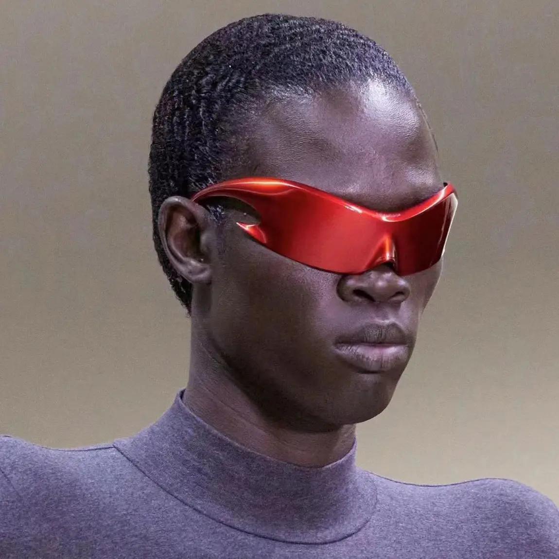 Futuristic Sunglasses Black C1 for Riders - Image 9