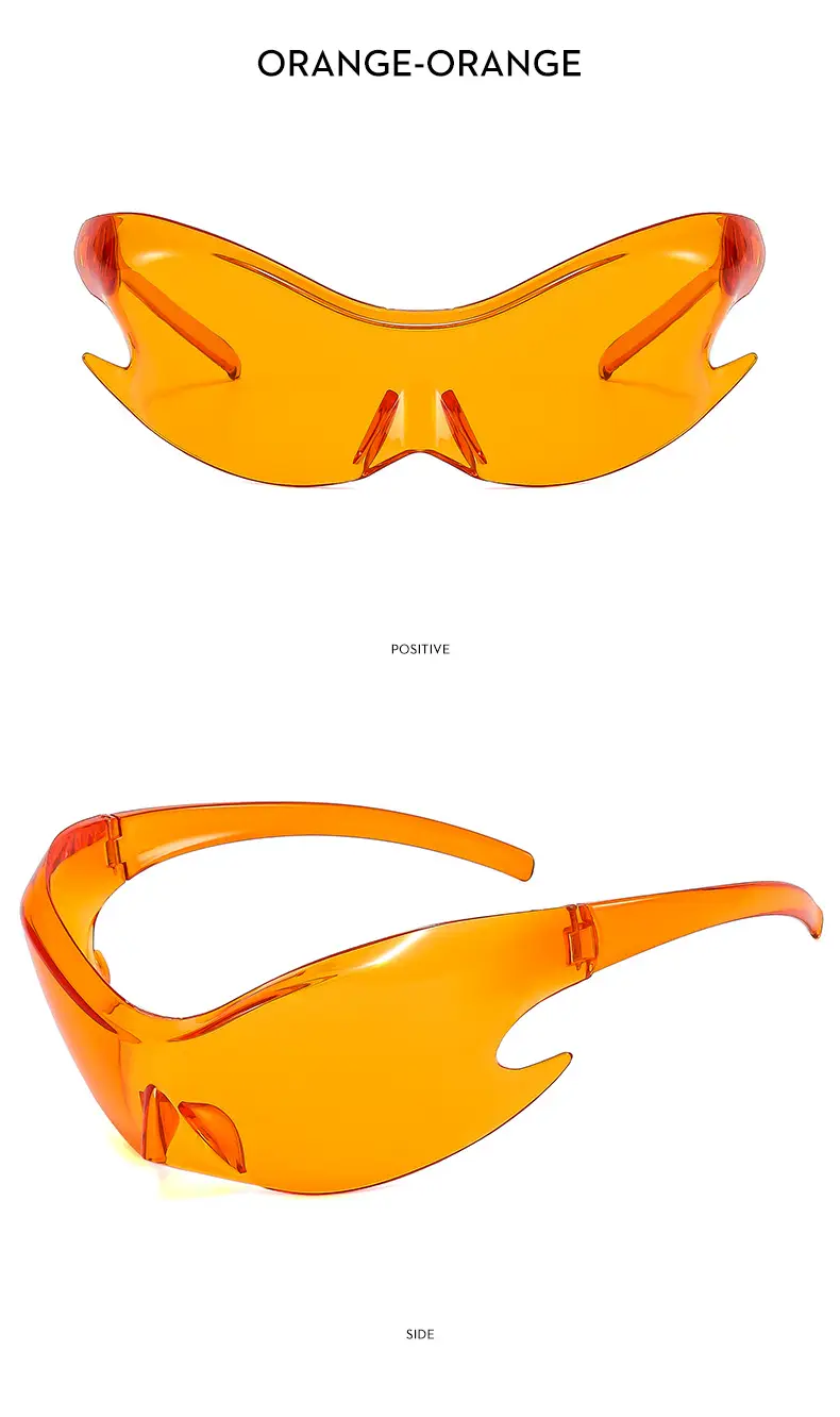 Futuristic Sunglasses Black C1 for Riders — feature 12