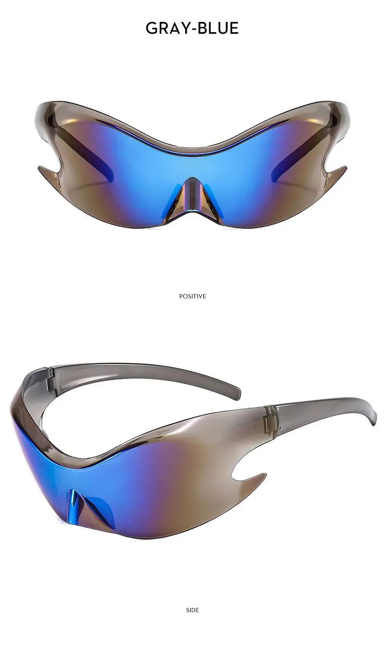 Futuristic Sunglasses Black C1 for Riders — feature 15