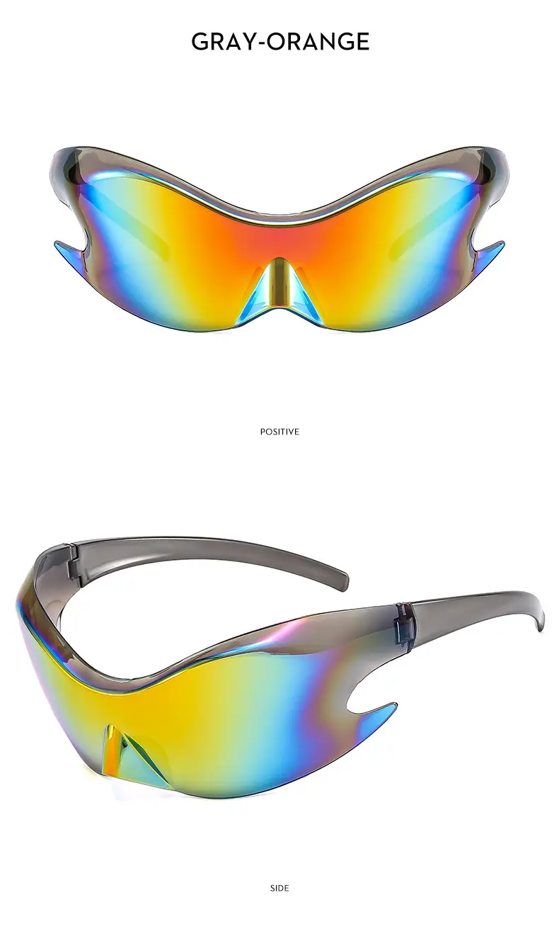 Futuristic Sunglasses Black C1 for Riders — feature 17