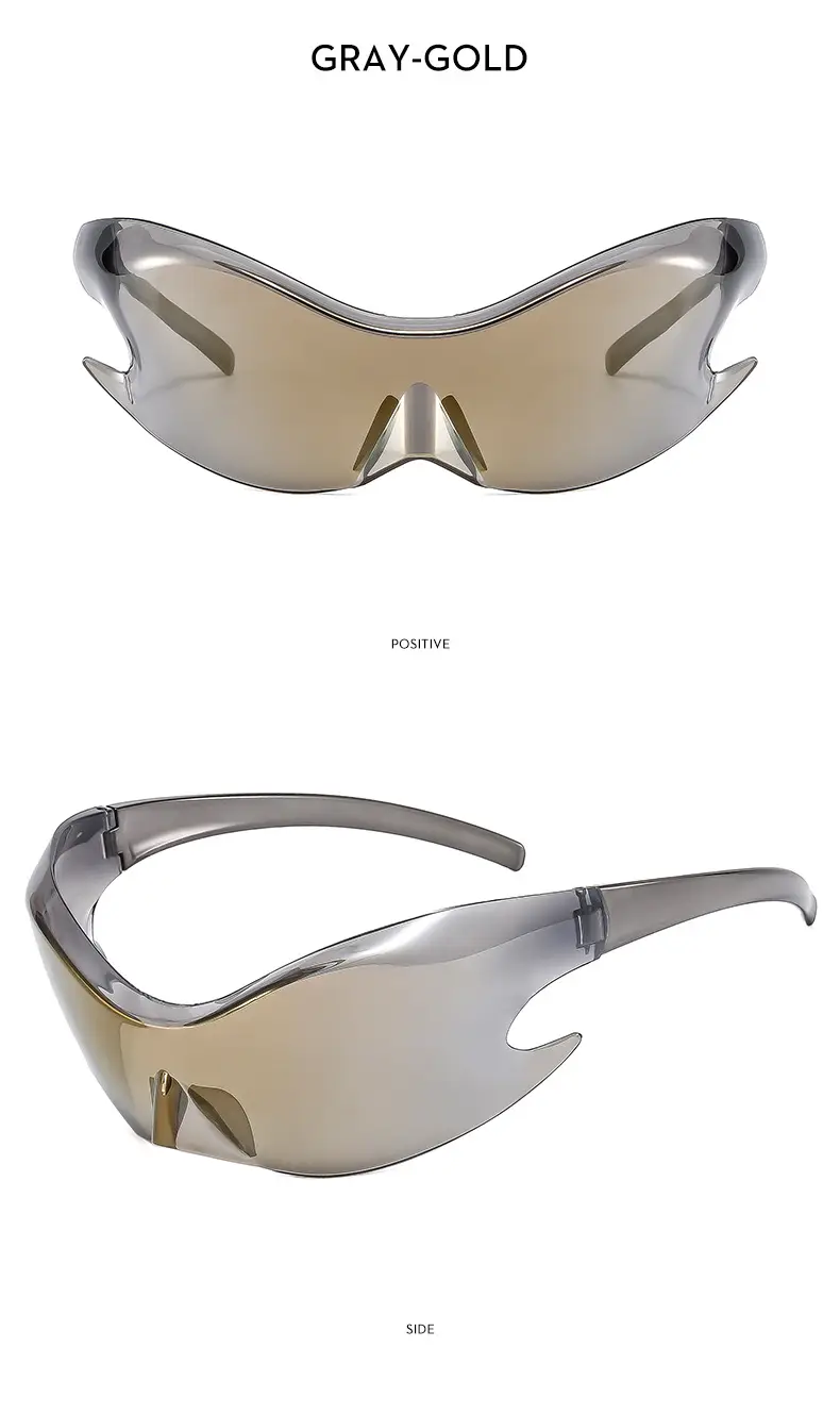 Futuristic Sunglasses Black C1 for Riders — feature 18