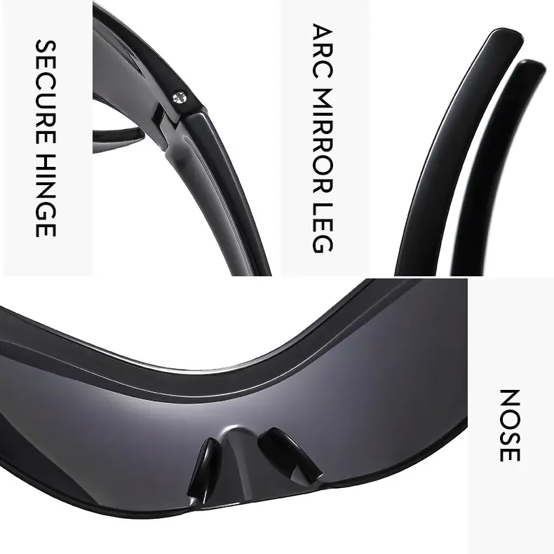 Futuristic Sunglasses Black C1 for Riders — feature 20