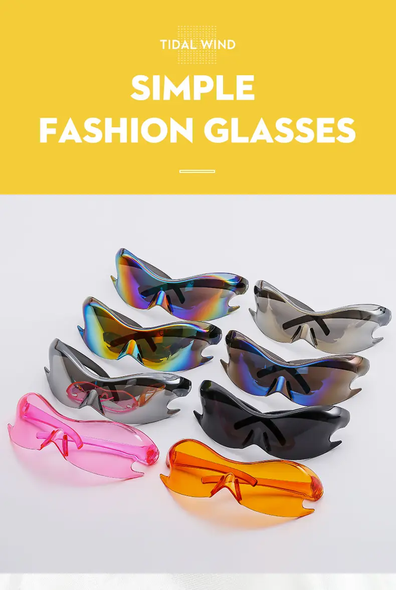 Futuristic Sunglasses Black C1 for Riders — feature 4
