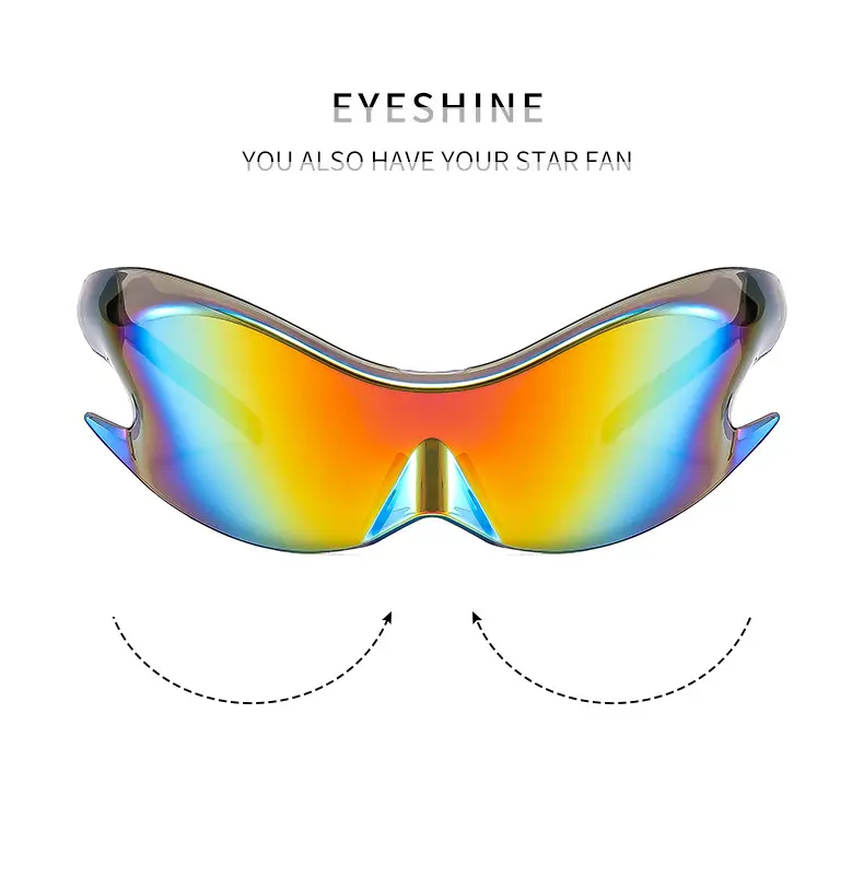 Futuristic Sunglasses Black C1 for Riders — feature 5