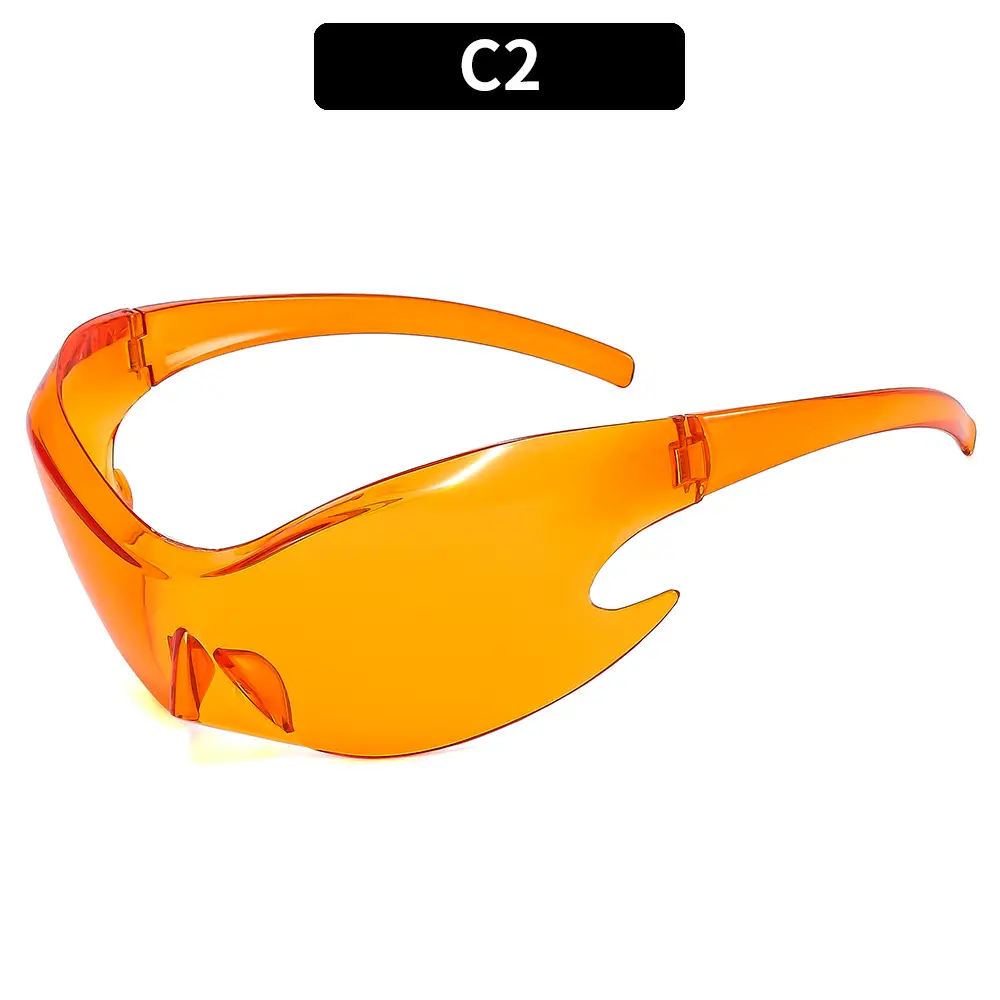Futuristic Sunglasses Black C1 for Riders - Image 2
