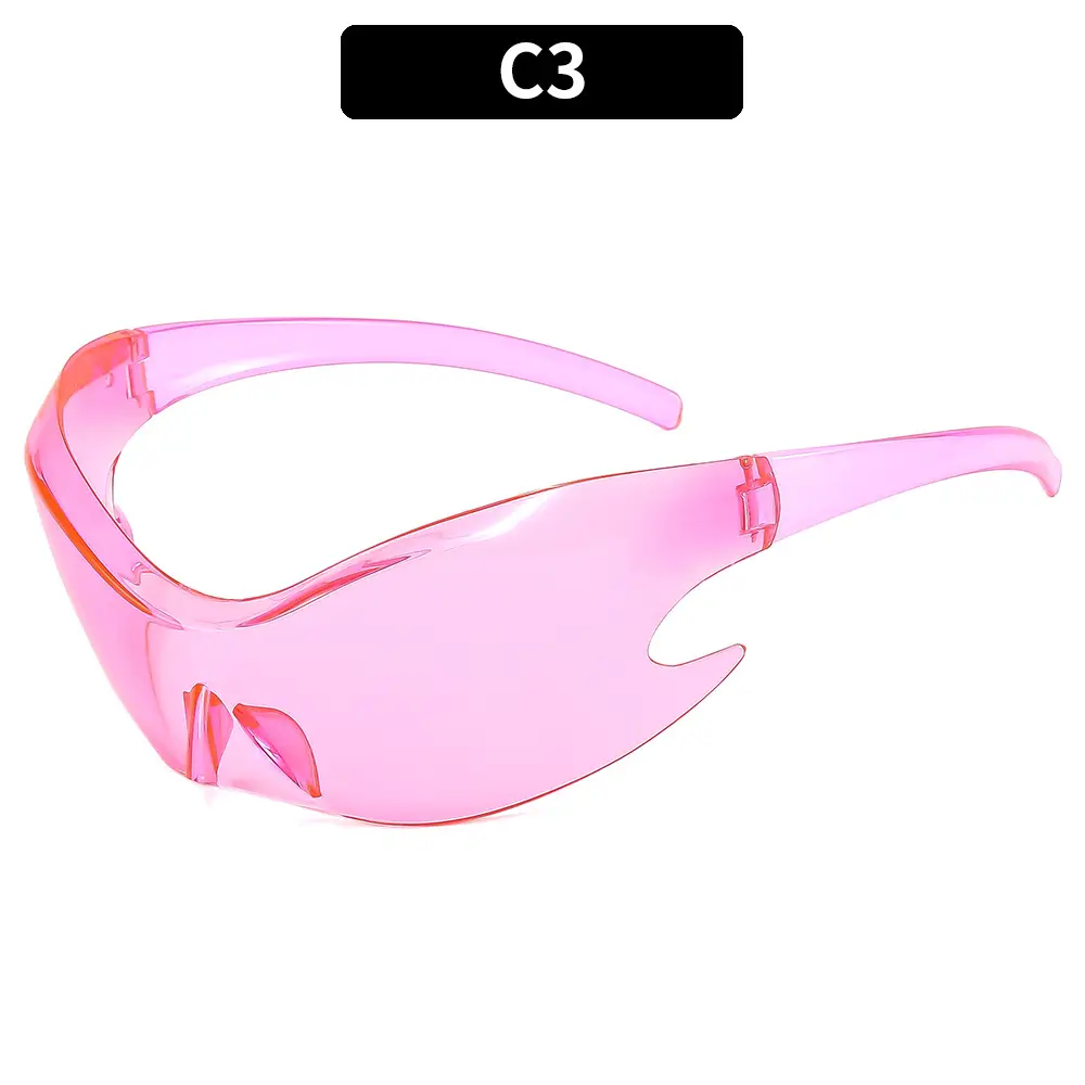 Futuristic Sunglasses Black C1 for Riders - Image 3