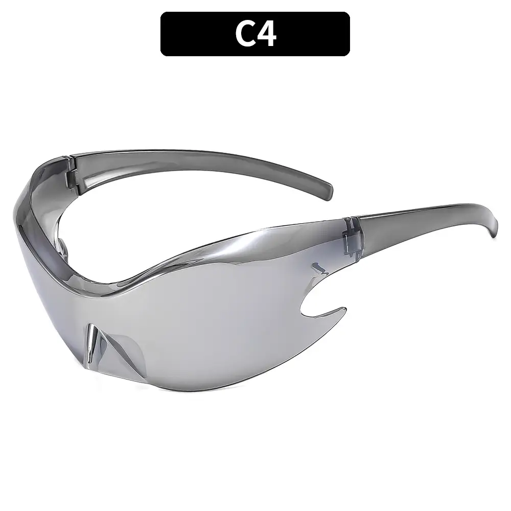 Futuristic Sunglasses Black C1 for Riders - Image 4