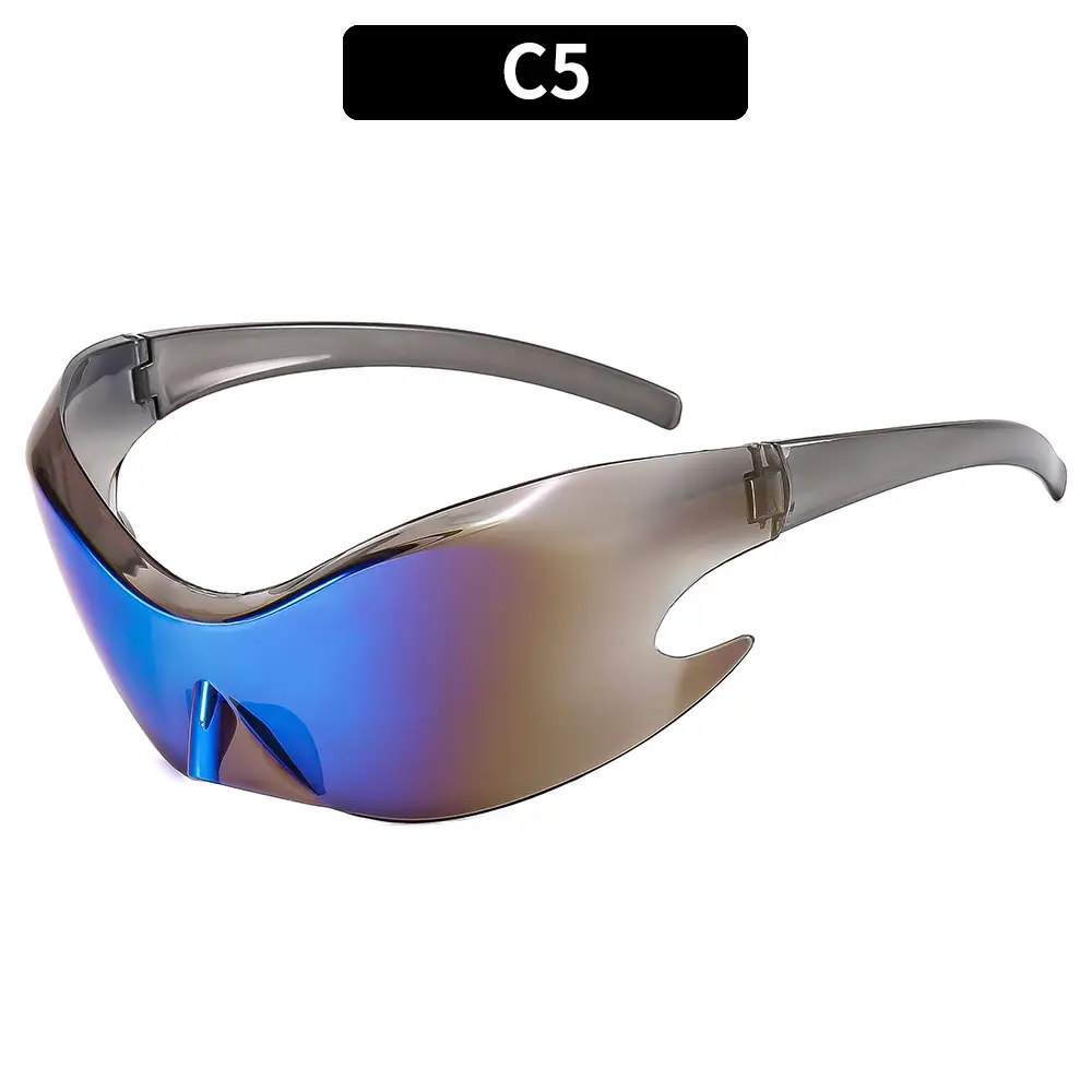 Futuristic Sunglasses Black C1 for Riders - Image 5