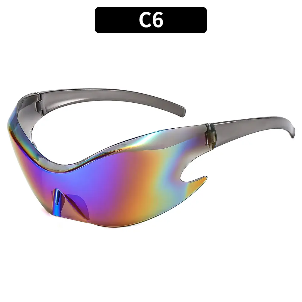 Futuristic Sunglasses Black C1 for Riders - Image 6
