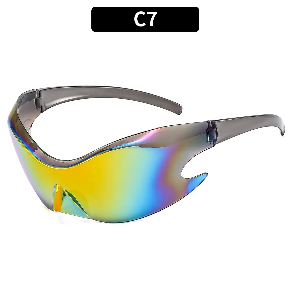 Futuristic Sunglasses Black C1 for Riders - Image 7