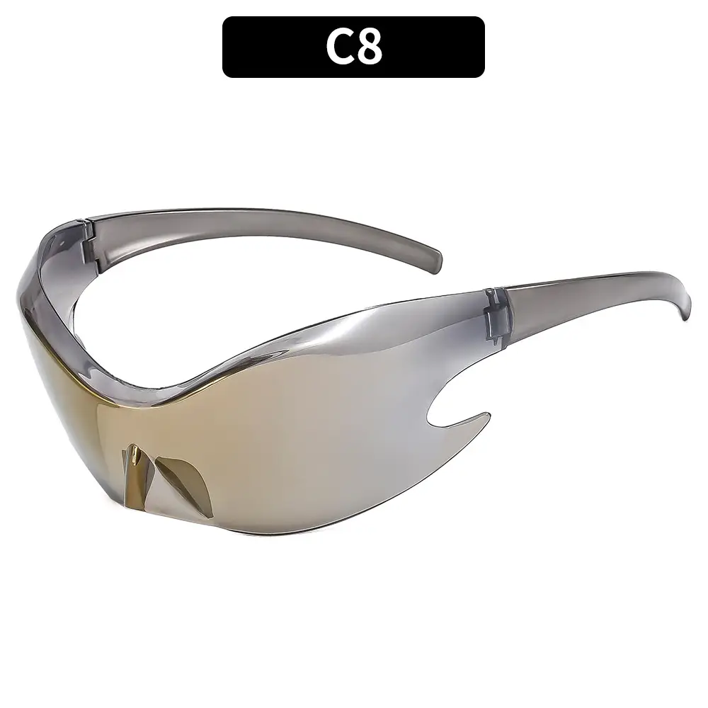 Futuristic Sunglasses Black C1 for Riders - Image 8