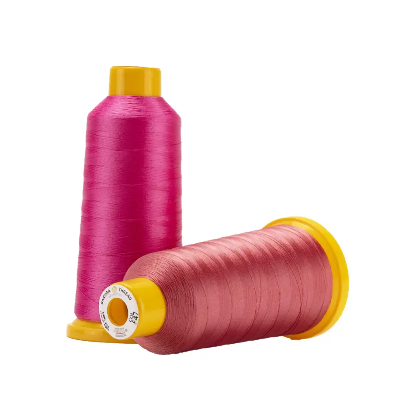 Sakura Brand High-Strength Polyester Thread 150D 3-Strand Mercerized Thread Sewing Thread Leather Luggage Buckle Eyeliner High-Speed Sewing 60 #