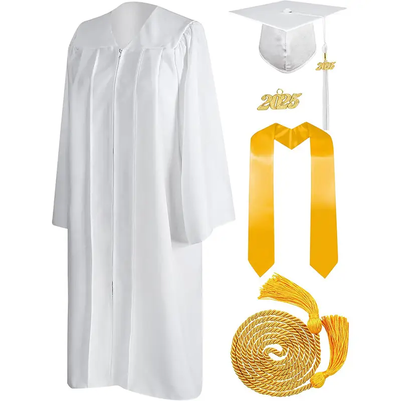 Black Bachelor's Uniform Graduation Suit with Tassel Honor Rope - Image 15